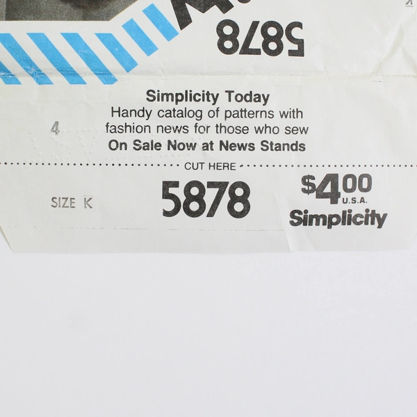 Vtg 1980 Simplicity 5878 Adolfo, Sz Miss K 8 10 12 Skirt Jacket Camisole Uncut