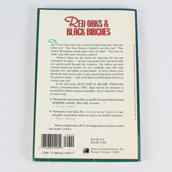 Red Oaks & Black Birches by Rebecca Rupp 1990 PB - Gardening Enthusiast's Guide
