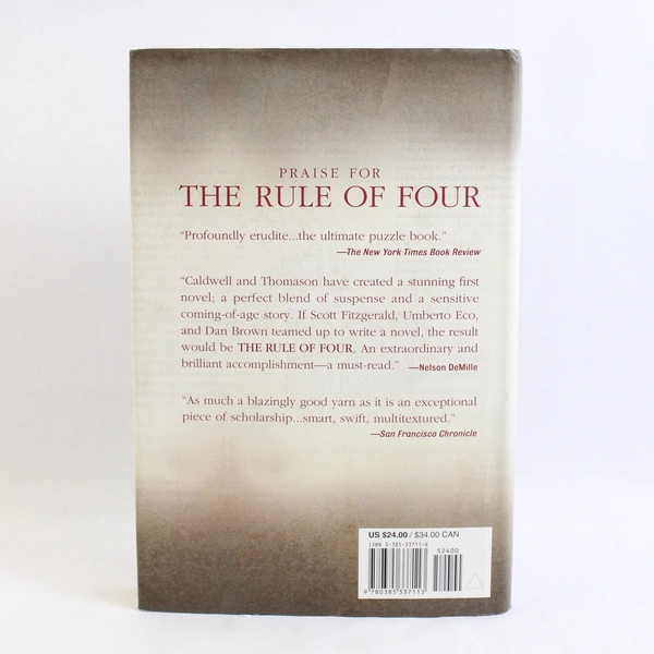 The Rule of Four by Caldwell, Ian; Thomason, Dustin