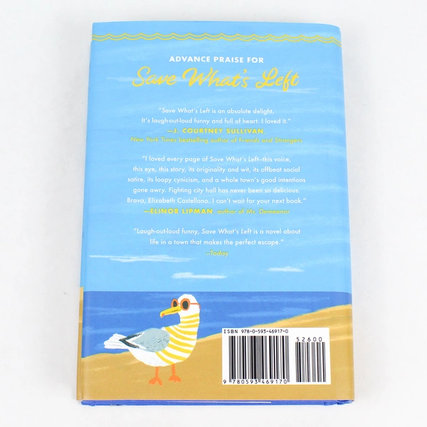 Save What's Left Elizabeth Castellano 2023 Anchor Books Hardcover Dust Jacket