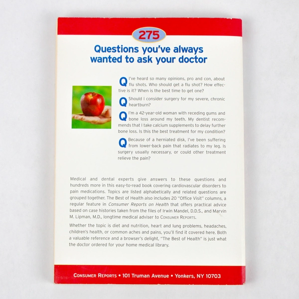 The Best Of Health Consumer Reports 2004 Paperback