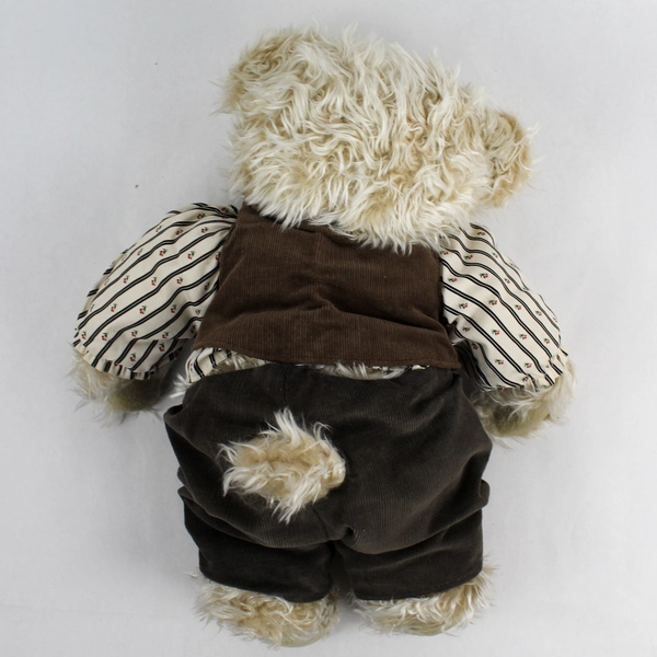 Dressed Up Boy Teddy Bear Plush Stuffed Toy 16" Good Condition