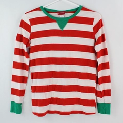 Target Wondershop Christmas Striped Long Sleeve Shirt Women's Size S