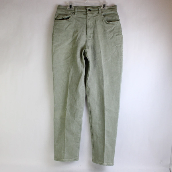 Gloria Vanderbilt Stretch Garden Sage Jeans Women's Size 12 Short