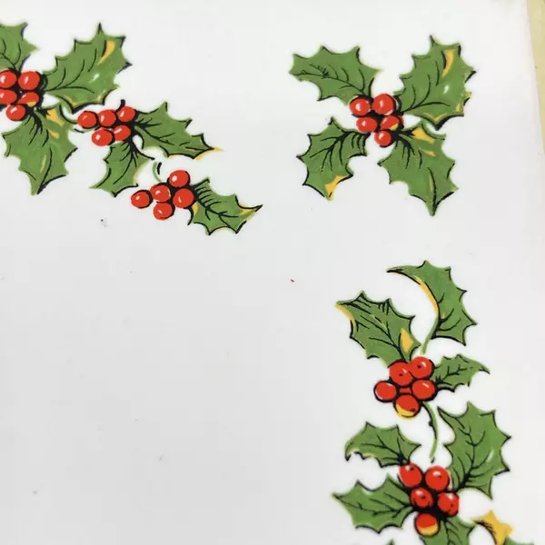 Wood N Toys Handmade Cork Back Tile Trivet Holly Fish 8.75 x 8.75 Inch