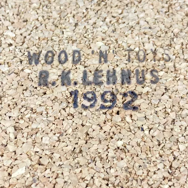 Wood N Toys Handmade Cork Back Tile Trivet Holly Fish 8.75 x 8.75 Inch