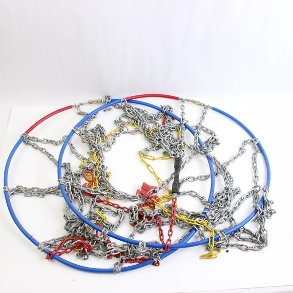 Set of 2 Quality Chain Corp Diamond Back European Hoop Style Tire Chains