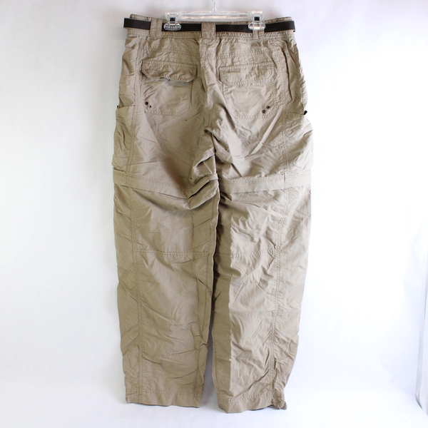 REI Brown UPF 50+ Convertible Cargo Pants with Belt Women’s Size 12