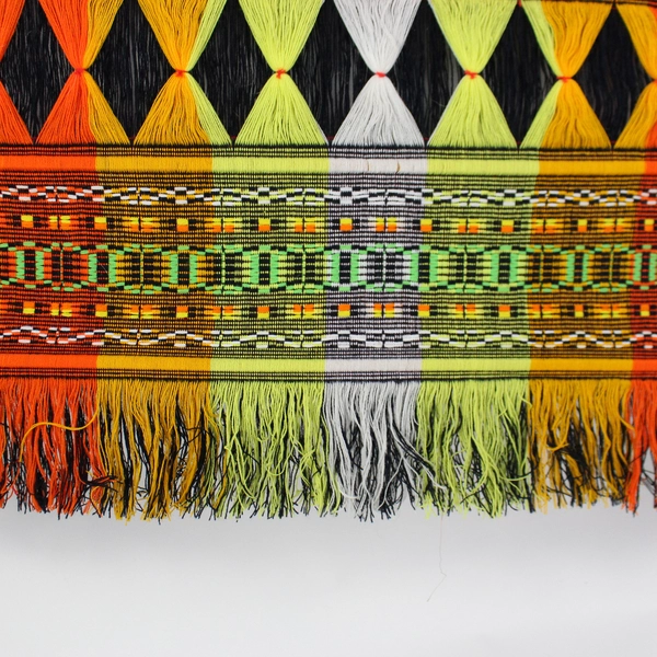 Ecuador Multicolor Striped Llama Woven Wall Tapestry 36" x 52"