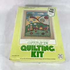 Vintage Bee Crafty Outline Quilting Kit #1172 Country Choo Choo