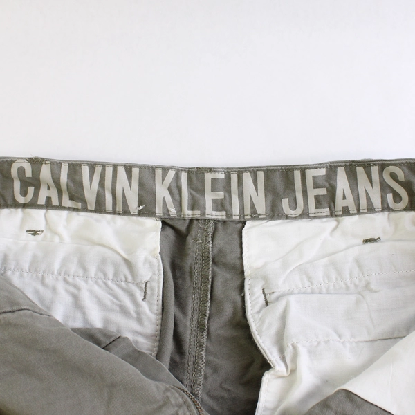 Calvin Klein Jeans Gray Straight Leg Pants Chinos Slacks Size 36