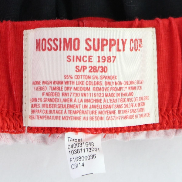 Mossimo Santa Christmas Pajama Shorts Men's Size S 28/30 Good Condition