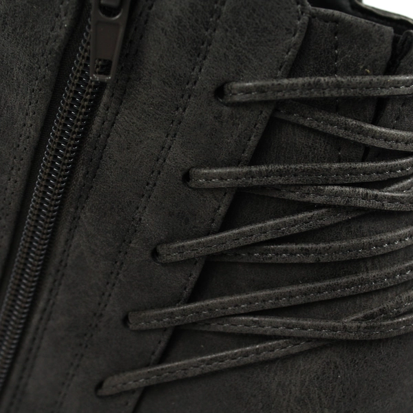 Very Volatile Los Angeles Gray Boots Women's Size 8.5 - Chic 3.25" Heel