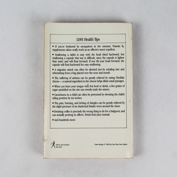 1001 Health Tips by Lawrence Galton 1984 Paperback