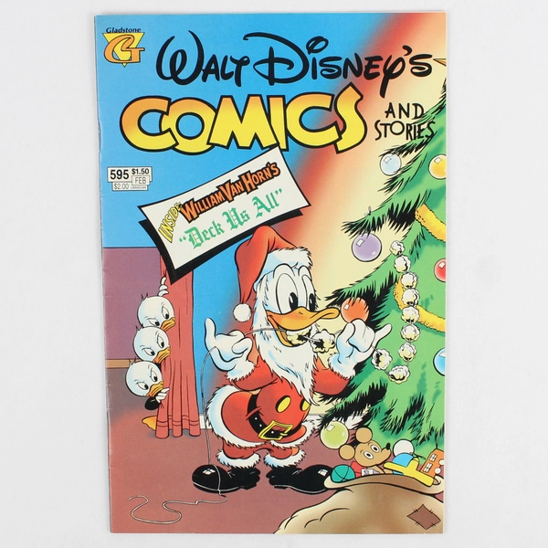 Walt Disney's Comics And Stories #595 "Deck Us All" by William Van Horn 1994