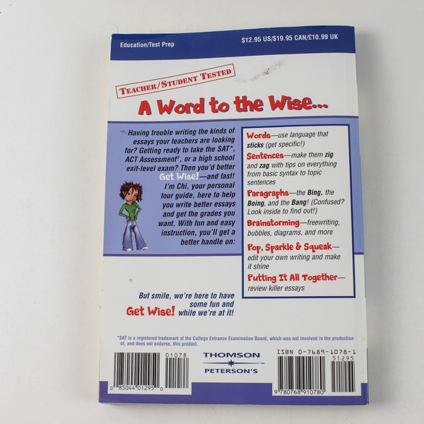 Get Wise Mastering Writing Skills Peterson's Magazine Staff 2002 Paperback