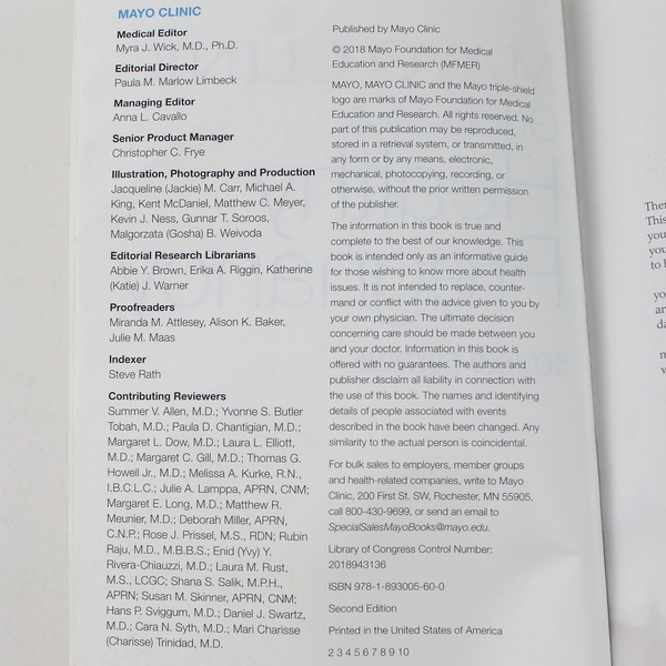 Mayo Clinic Guide to a Healthy Pregnancy Myra J. Wick 2018 PB Second Edition