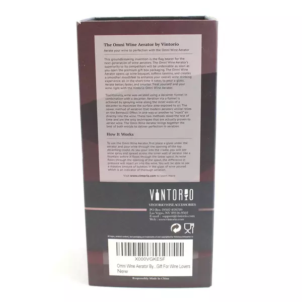 Vintorio Wine Omni Aerator NIB