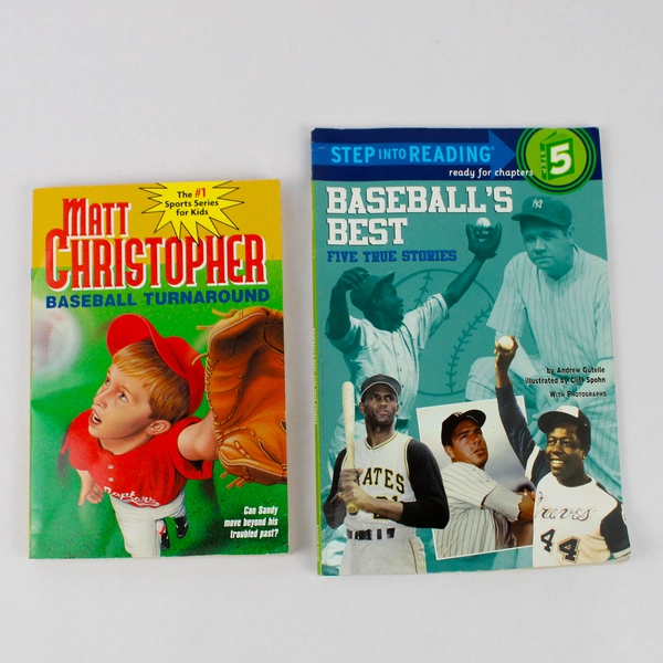 Lot Of 2 Baseball Books For Kids (1997, 1990, Paperback)