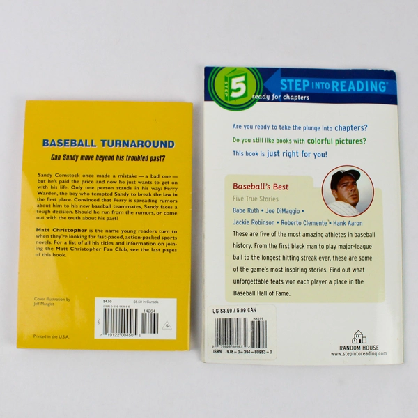 Lot Of 2 Baseball Books For Kids (1997, 1990, Paperback)