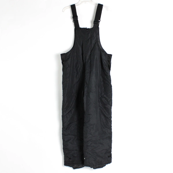 Athletic Works Men's L 36/38 Snow Ski Bib, Insulated Black Polyester