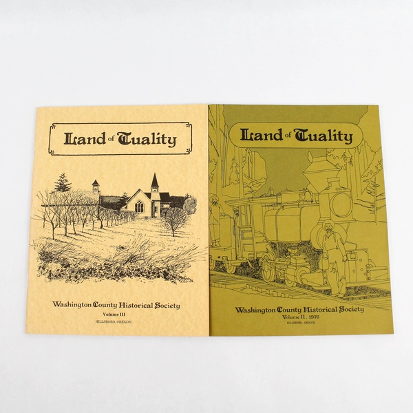 Land of Tuality Washington County Oregon 3 Book Set Volume I II III Paperback