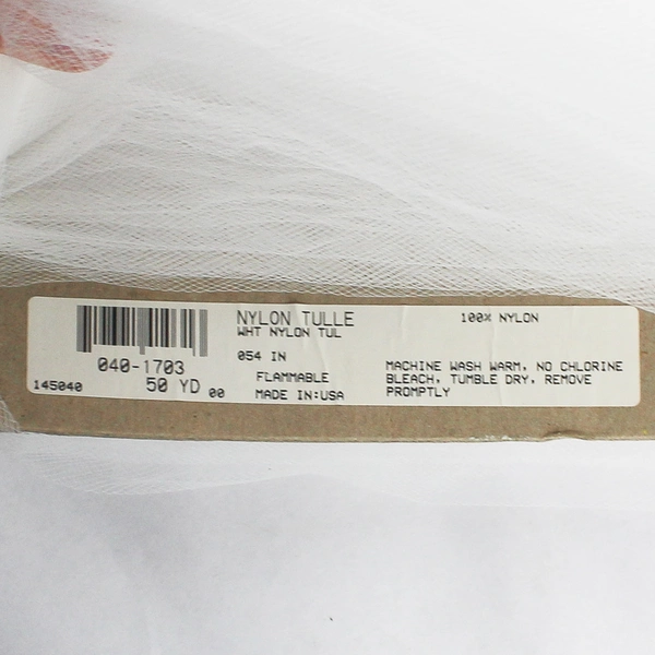 54" x 40 Yards of White Tulle for DIY Decorating and Crafting