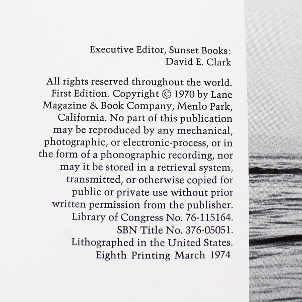 Vintage The Beautiful Northwest A Sunset Pictorial 1974 Hardcover