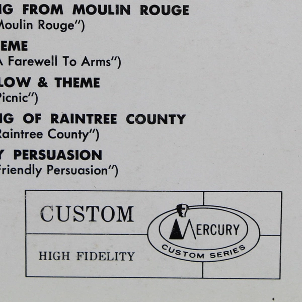 Herman Clebanoff Songs from Great Films Mercury Records 12" Vinyl