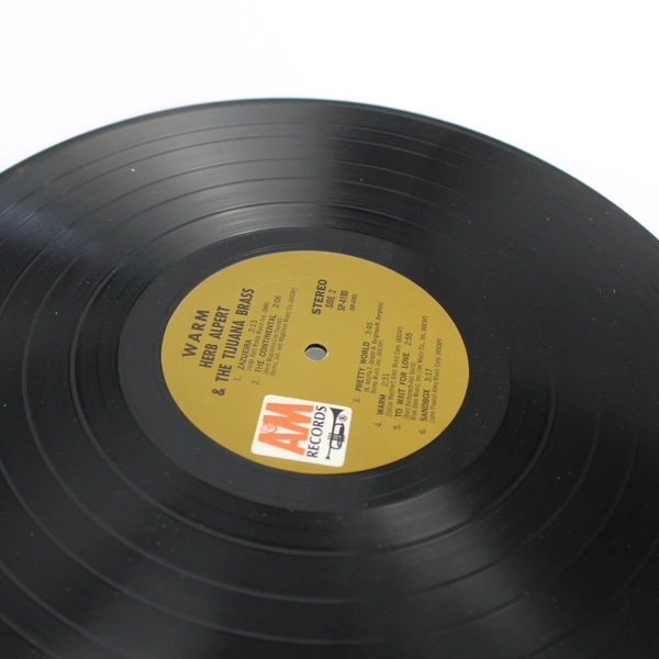 Lot of 2 VTG 12" Vinyl Record Album, Herb Alpert Tijuana Brass Warm Going Places