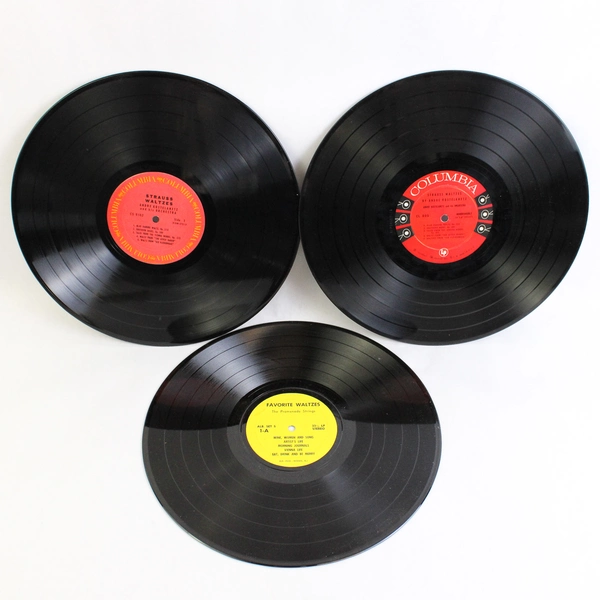Lot of 3 VTG 12" Vinyl Record Album Austrian Waltzes Strauss Kostelanetz
