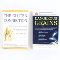 Set of 2 Gluten Books The Gluten Connection & Dangerous Grains Health Care