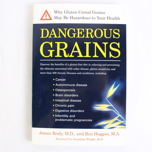 Set of 2 Gluten Books The Gluten Connection & Dangerous Grains Health Care