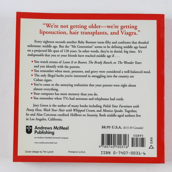 You Know You've Reached Middle Age If Joey Green Alan Corcoran 1999 Paperback