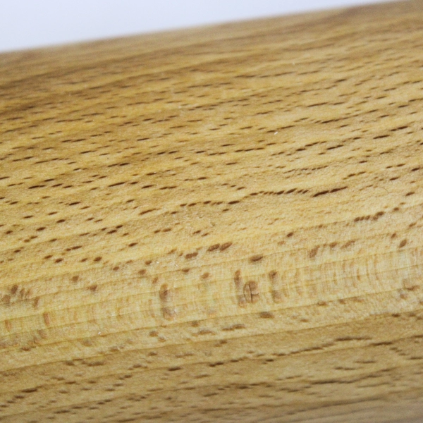 Solid Wood Rolling Pin With Handles Rustic Kitchen Tool 20"