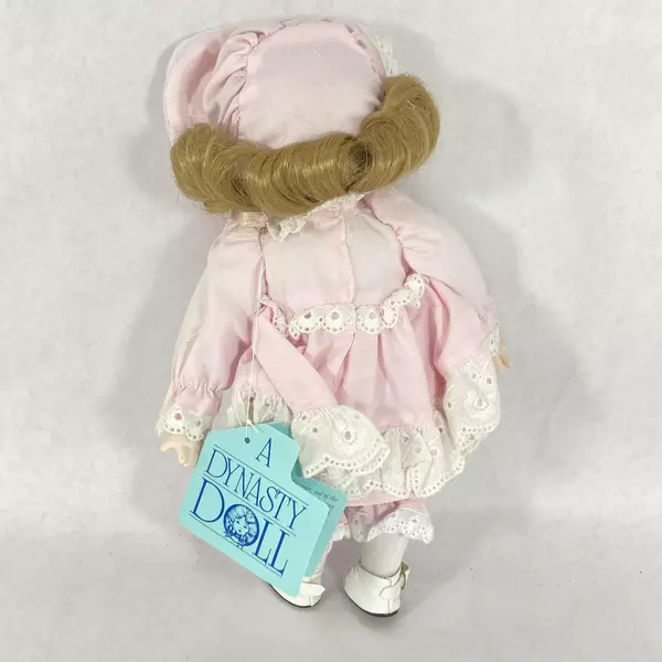 Vtg 1983 Dynasty Doll Collection Kara Jane Bisque Porcelain And Cloth Doll 11.5"