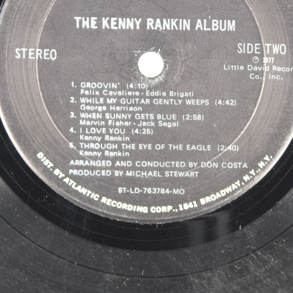 The Kenny Rankin Album 1977 LP Little David Records 12" Vinyl