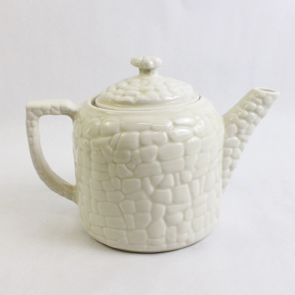 VTG Porcelier China Teapot with Lid Cobblestone Dutch Flower Pattern 2 Quart