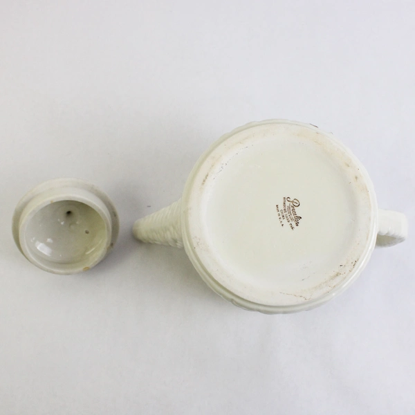 VTG Porcelier China Teapot with Lid Cobblestone Dutch Flower Pattern 2 Quart