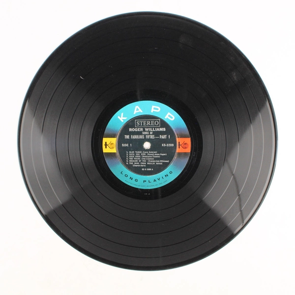 Roger Williams Record Songs of the Fabulous Fifties 1957 LP 12" Vinyl