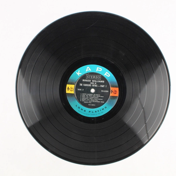 Roger Williams Record Songs of the Fabulous Fifties 1957 LP 12" Vinyl