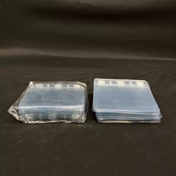 Lot of 96 Clear Plastic Vaccine Card Holders 4.25 x 4.5 Inch - New Condition