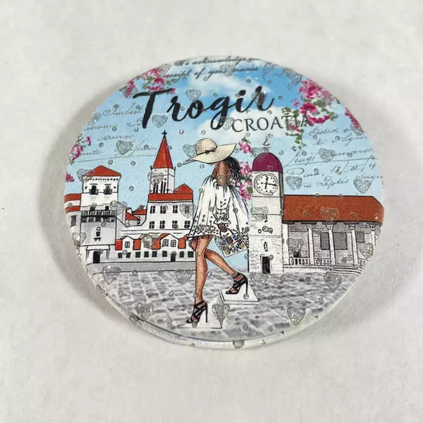 Trogir Croatia Souvenir Mirror Compact