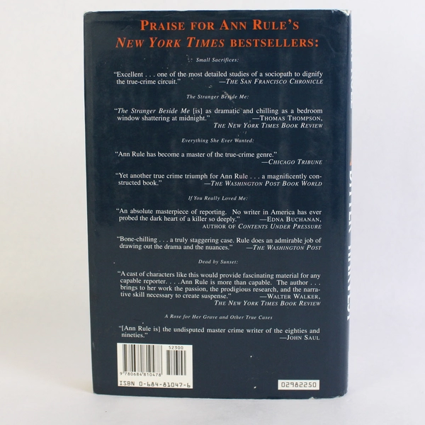 Bitter Harvest: A Woman's Fury a Mother's Sacrifice by Ann Rule 1998 HC