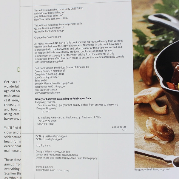 Cast Iron Cooking by Dwayne Ridgaway (2010, Hardcover)