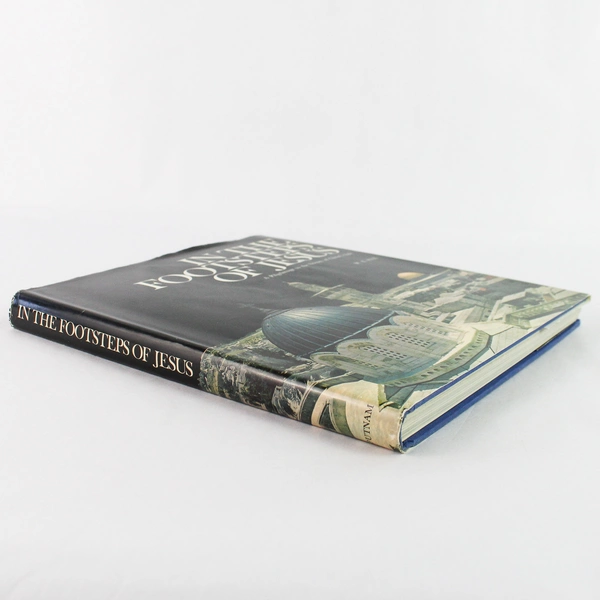 Vintage 1970 In The Footsteps Of Jesus by Wolfgang E. Pax Hardcover DJ