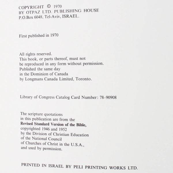 Vintage 1970 In The Footsteps Of Jesus by Wolfgang E. Pax Hardcover DJ