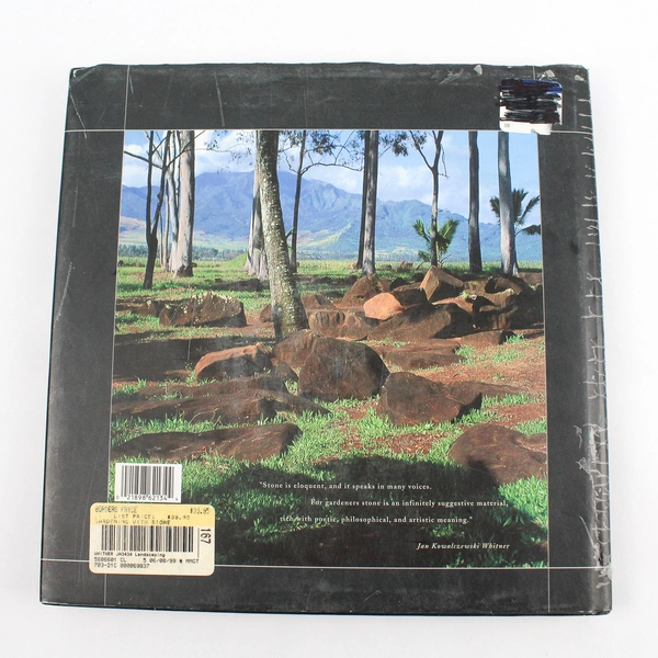 Gardening with Stone by Jan Kowalczewski Whitner 1999 Hardcover Dust Jacket