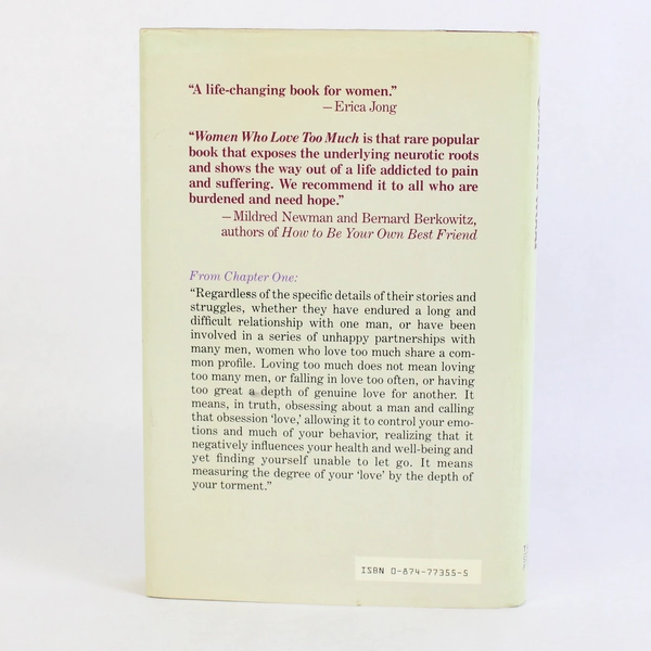 Women Who Love Too Much by Robin Norwood 1985 Paperback
