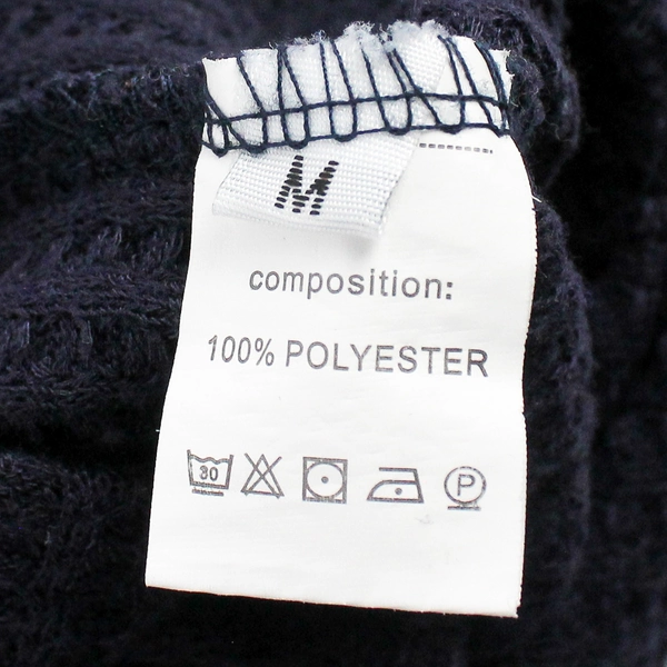 Unbranded Navy Blue Floral Patterned Sweater Women's Size Medium